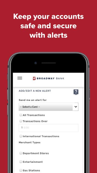 Broadway Bank Mobile Screenshot
