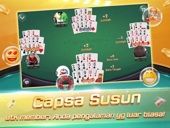 Capsa Susun - Gaple QiuQiu 99 iPad screenshot 2 - Games app