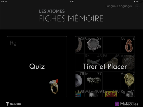 Screenshot #4 pour Les Atomes: Fiches Mémoire