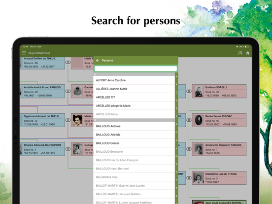 Screenshot #4 for Family Tree Explorer Viewer