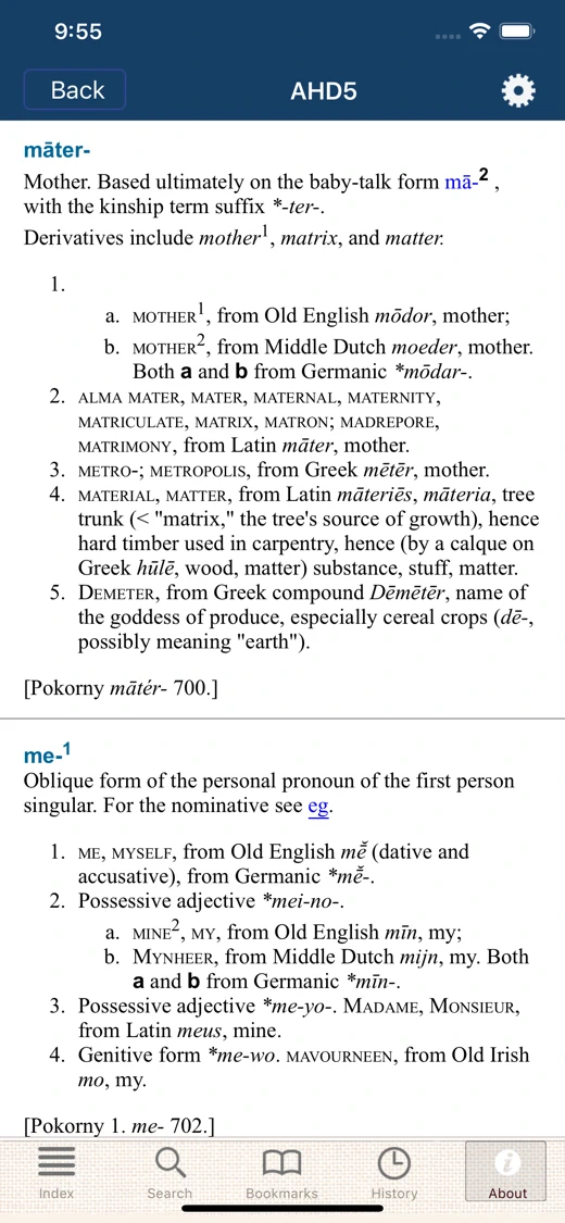 American Heritage Dictionary 5 screenshot 8