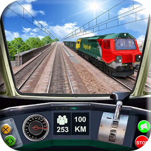 US Euro Train Simulator 3D icon