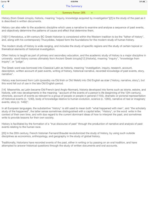 Screenshot #6 pour The Summary