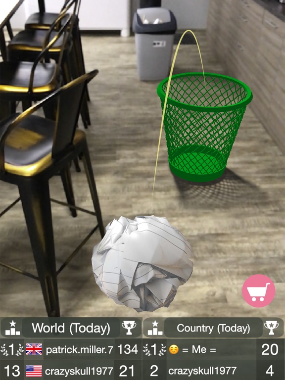 Paper Bin AR - throw paperのおすすめ画像4