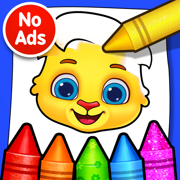 Tim the Fox - Paint - free preschool coloring game - Livro de Colorir na  App Store