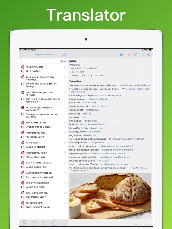 Screenshot #6 pour Traducteur Anglais Français +