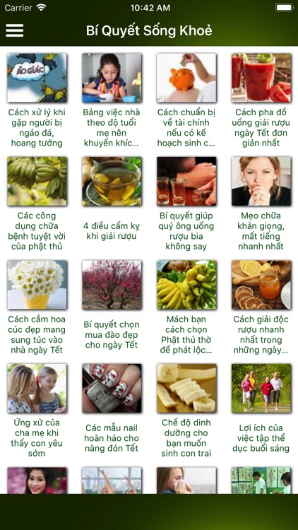 Bí quyết sống khoẻ