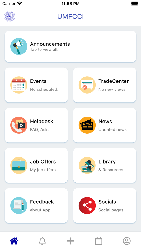 #1. UMFCCI Member Application (iOS) By: UNION OF MYANMAR FEDERATION OF CHAMBERS OF COMMERCE AND INDUSTRY