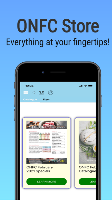 ONFC Store Screenshot