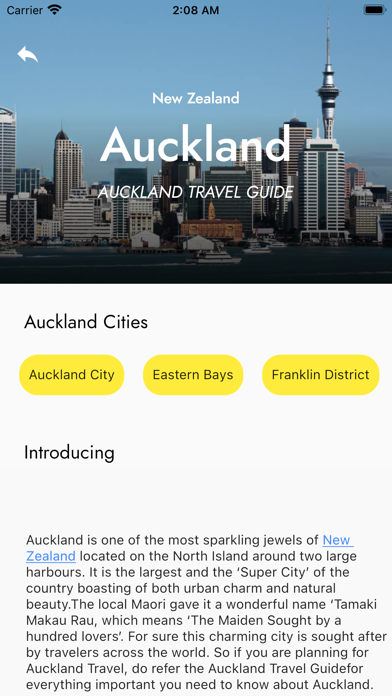 Travel Guide NZ Screenshot