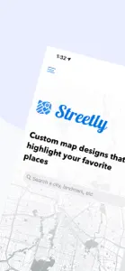 Streetly - Custom Map Designs screenshot #2 for iPhone