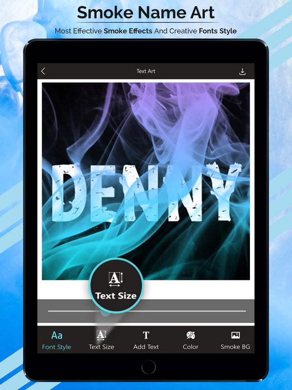 Screenshot #6 pour Smoke Effect Name Art