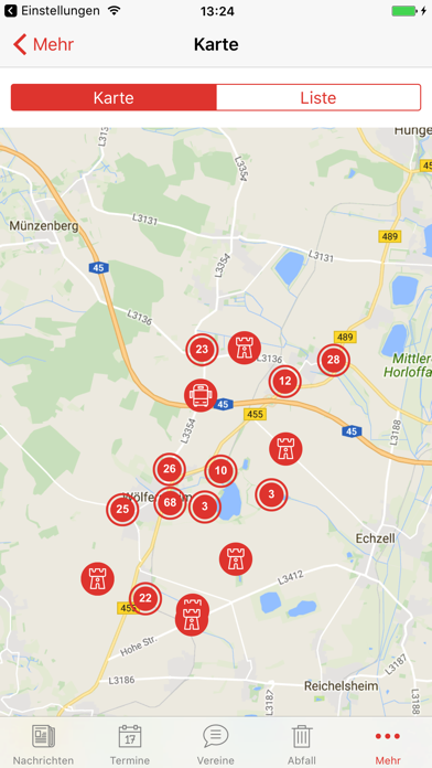 Wölfersheim Gemeinde App Screenshot