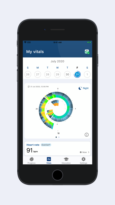 BiovitalsHF®-RPM Screenshot