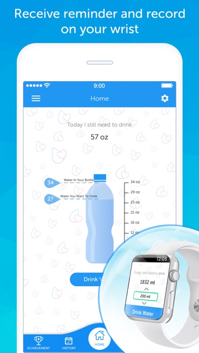 Screenshot #1 pour Drink Water Reminder N Tracker