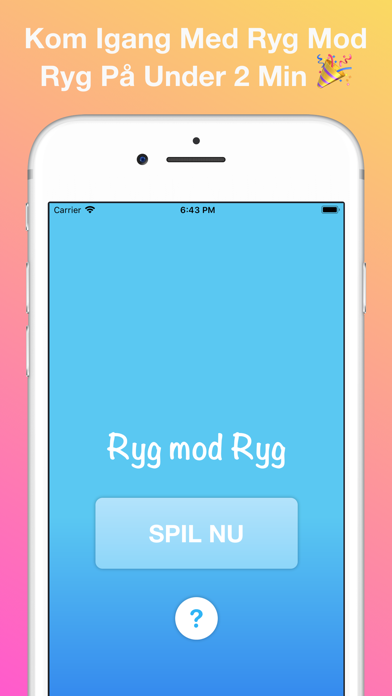Ryg mod Ryg - Fest spil screenshot