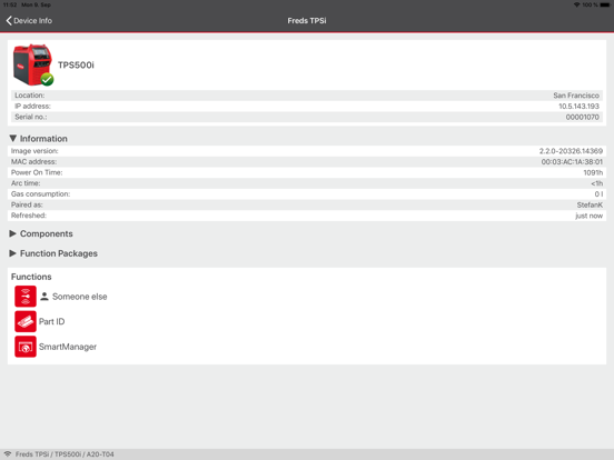 WeldConnect iPad screenshot 9 - Utilities app