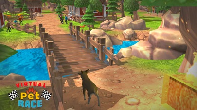 Virtual Pet World Racing Town iPhone screenshot