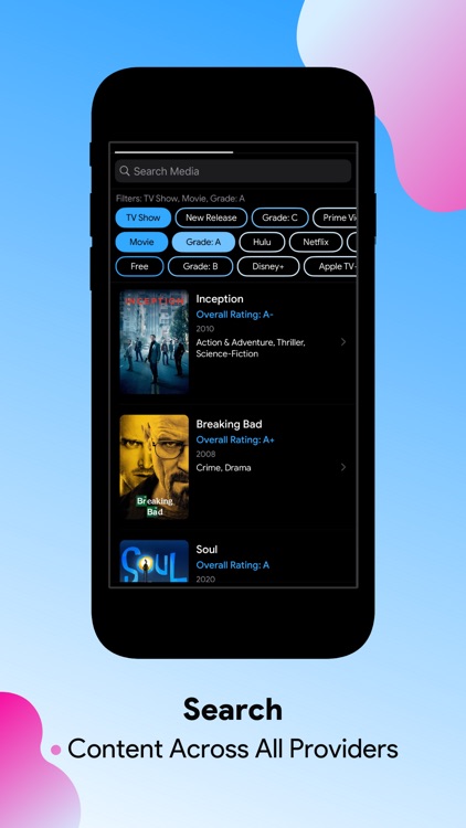 Gatsby: TV Guide & Tracker App