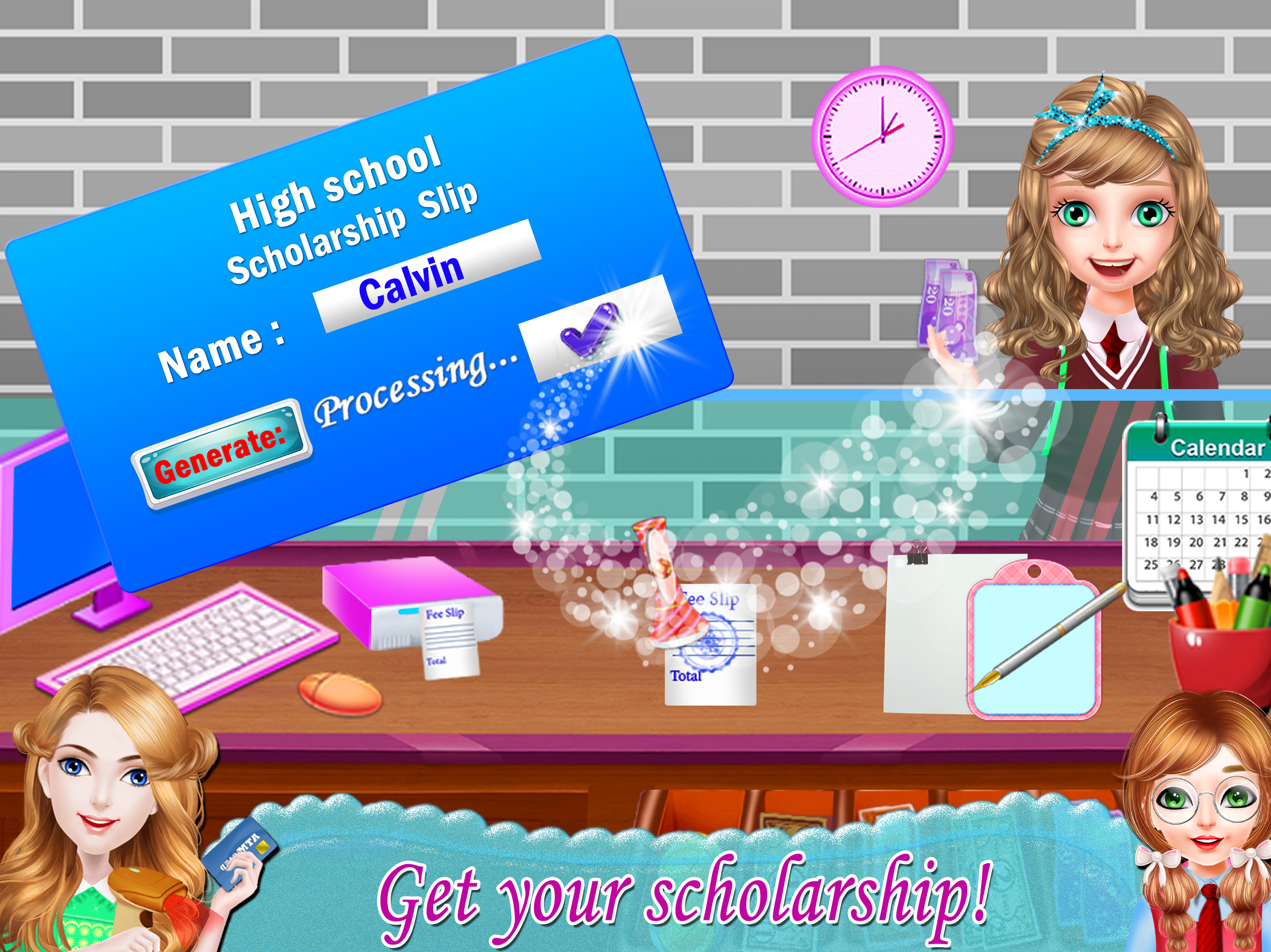 High School Cashier Game