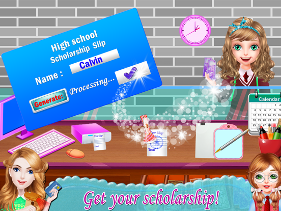 High School Cashier Game iPad screenshot