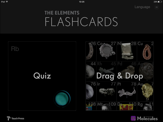 Screenshot #1 for The Elements Flashcards