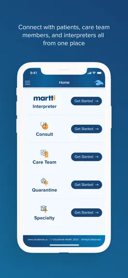 Game screenshot Martti Telehealth apk