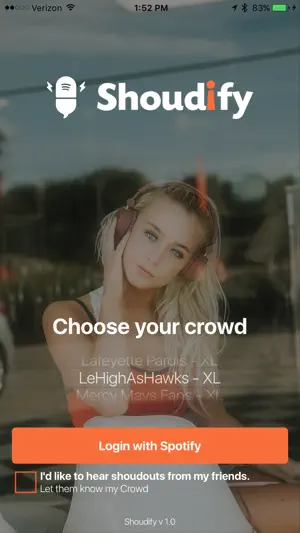 Shoutify screenshot 1