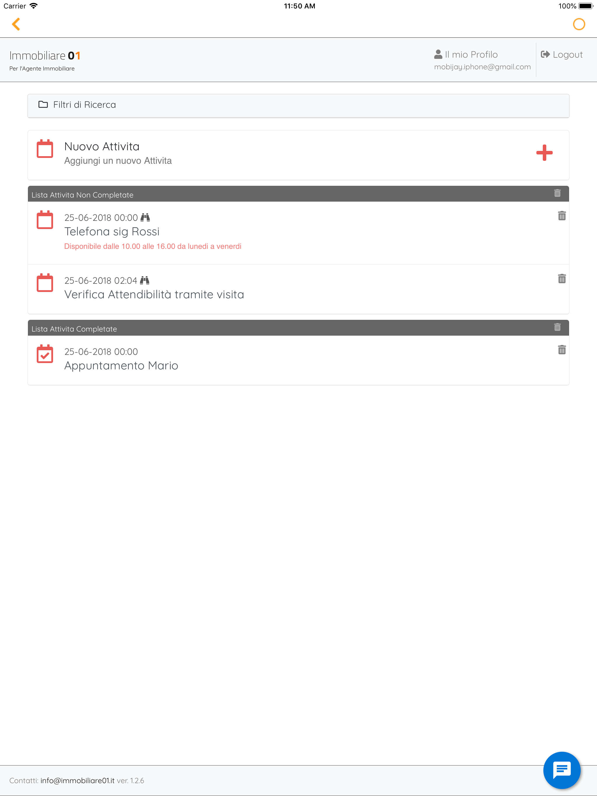 Immobiliare 01 - App x Agente