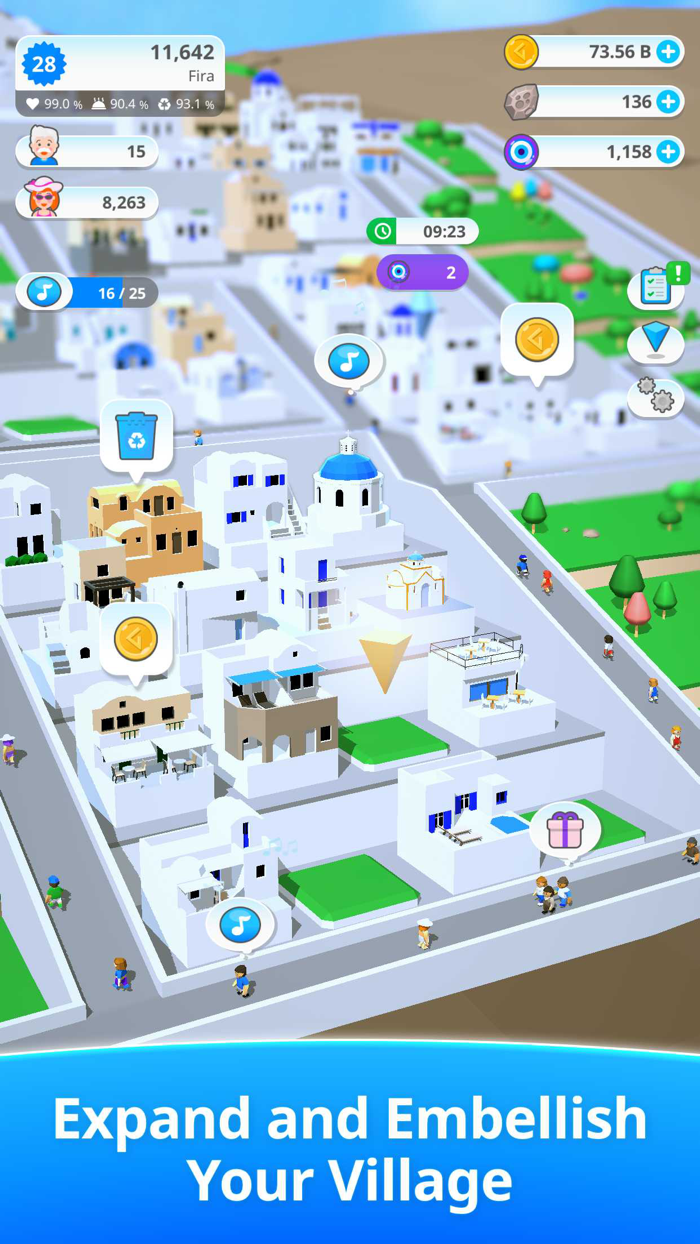 Santorini Pocket Game