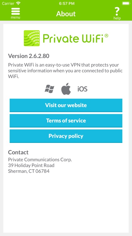 PRIVATE WiFi - personal VPN screenshot-4