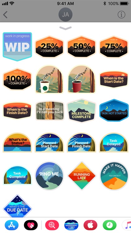 Project Management Stickers