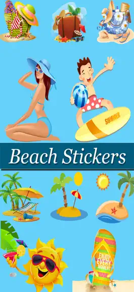 Game screenshot Beach Lover Stickers mod apk