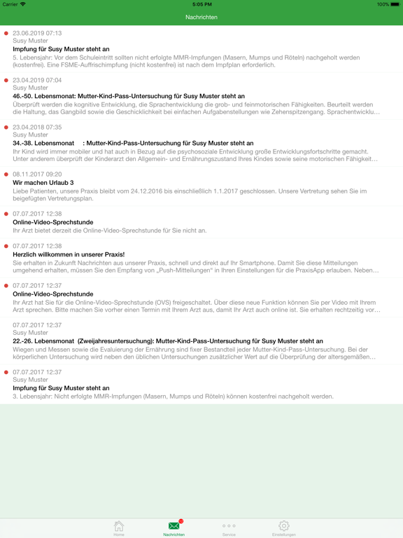 Screenshot #5 pour PraxisApp Mein Pädiater