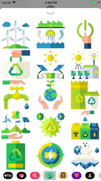 Ecology Stickers - Go Green!