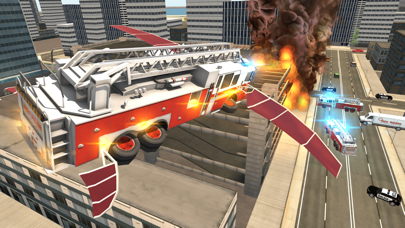 Fire Truck Flying Carのおすすめ画像6