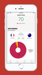 WC Match Predictor screenshot