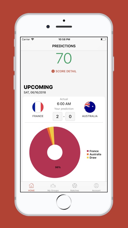 #1. WC Match Predictor (iOS) 由: AntenehSeifu