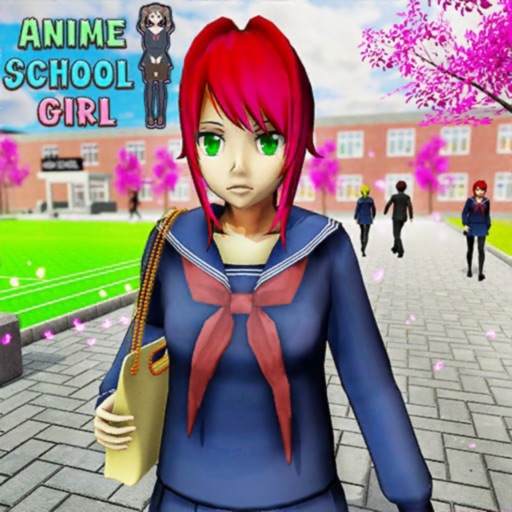 Anime School 3D Girl Simulator icon