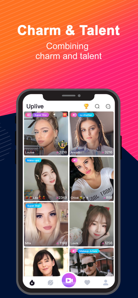 Uplive-Live Stream, Go Live - Overview - Apple App Store - US