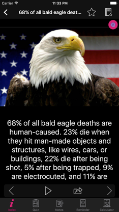 Amazing Eagles Facts 1800 screenshot 1
