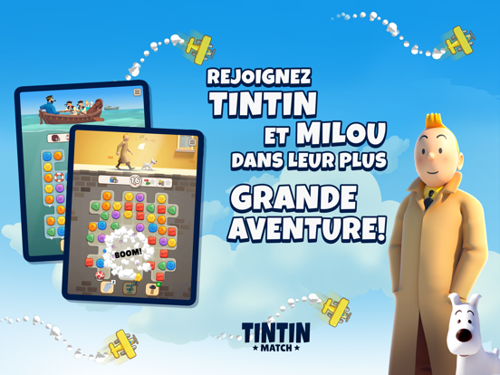 Screenshot #4 pour Match 3 Aventure Tintin Le Jeu