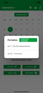 Calendário Brasileiro 2024 screenshot #5 for iPhone