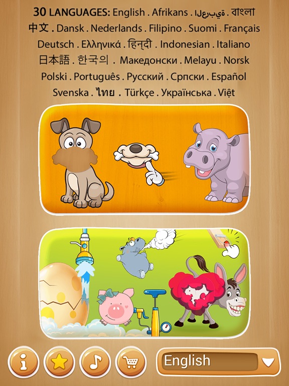 Toddler games & toddler puzzle iPad screenshot