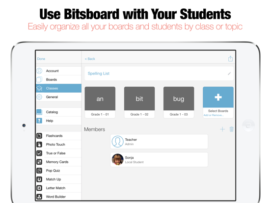 Bitsboard Flashcards & Games iPad app afbeelding 6