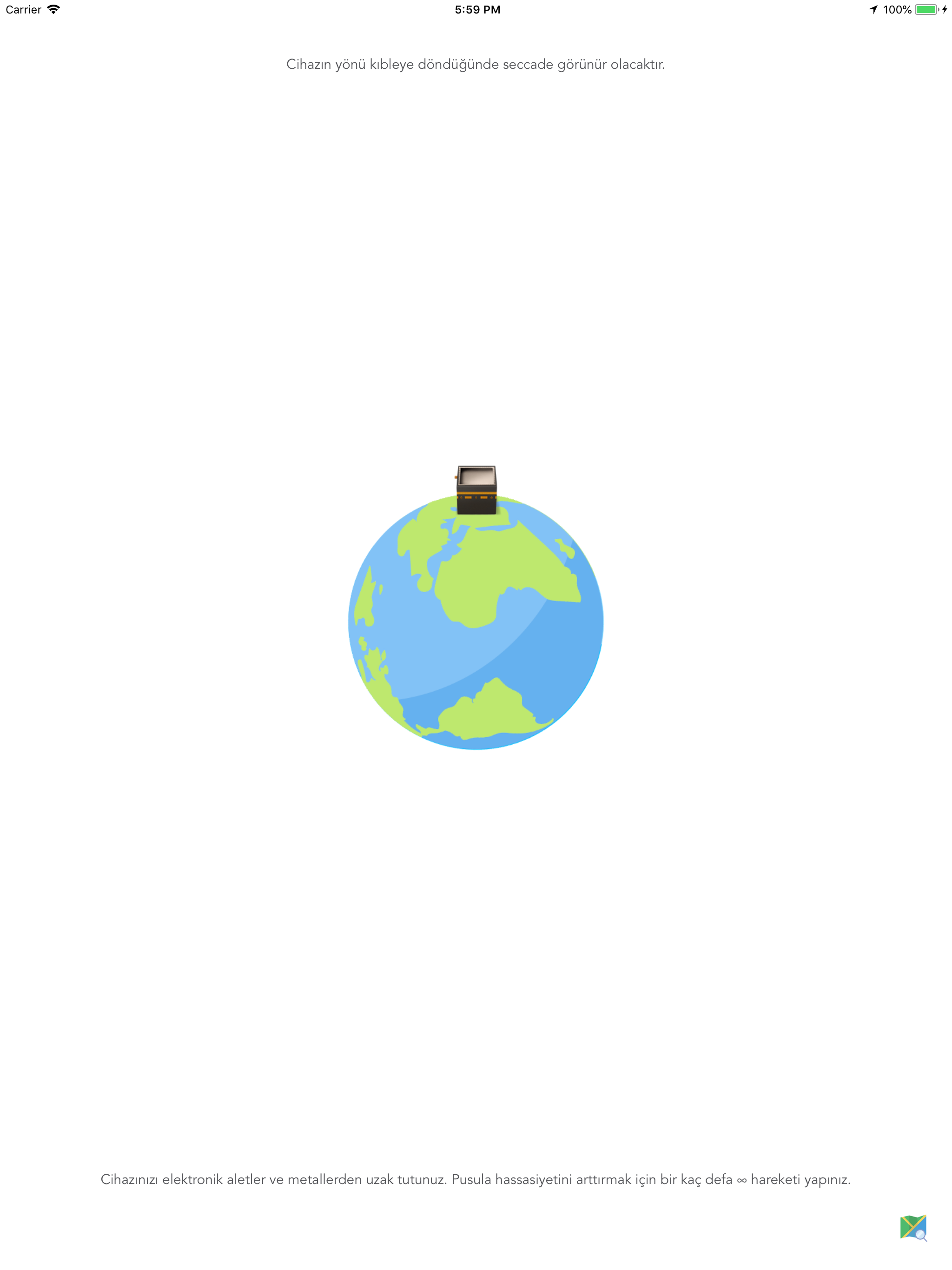 Qibla Compass - Map