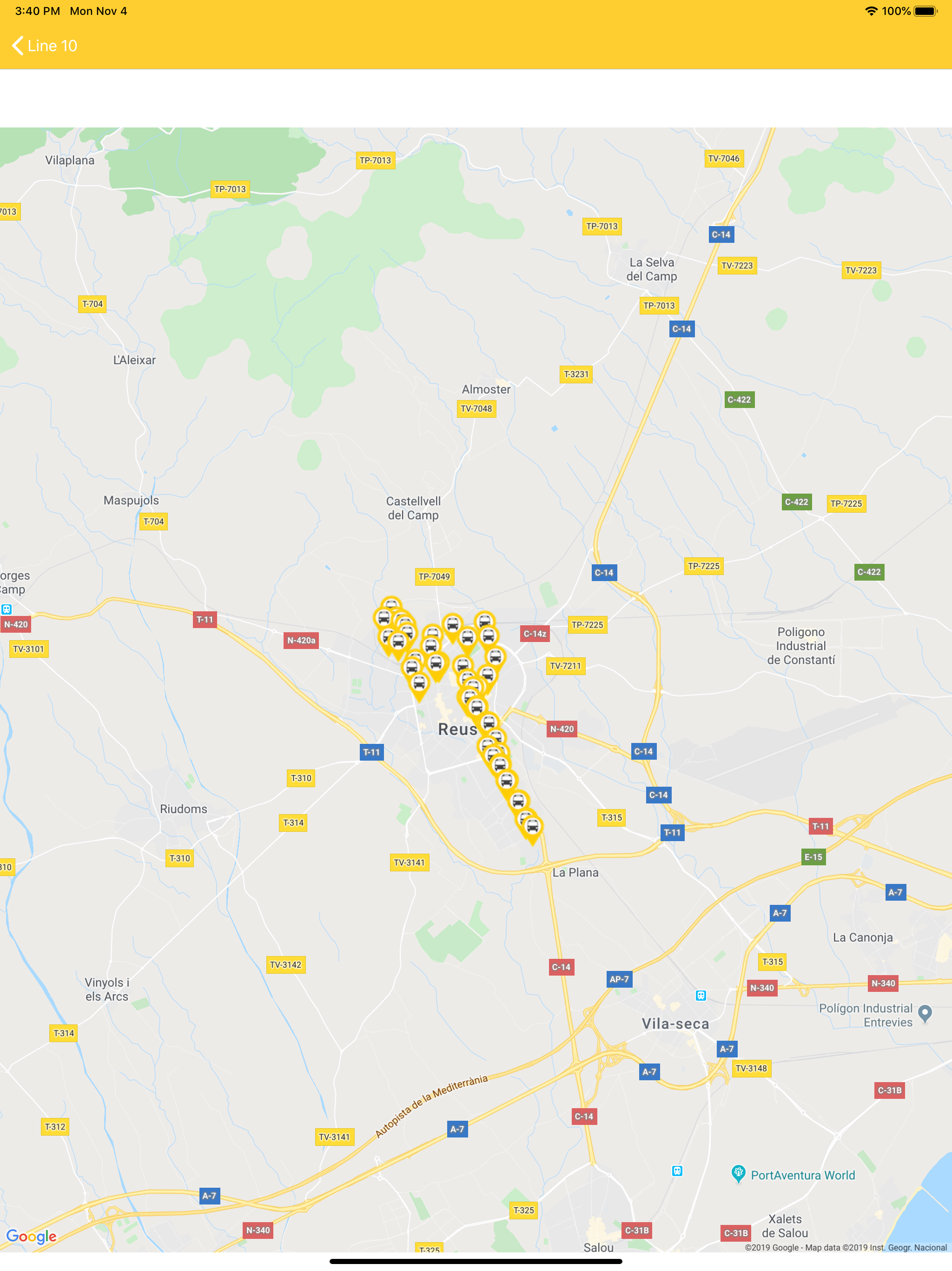 Reus Transport Bus ONLINE