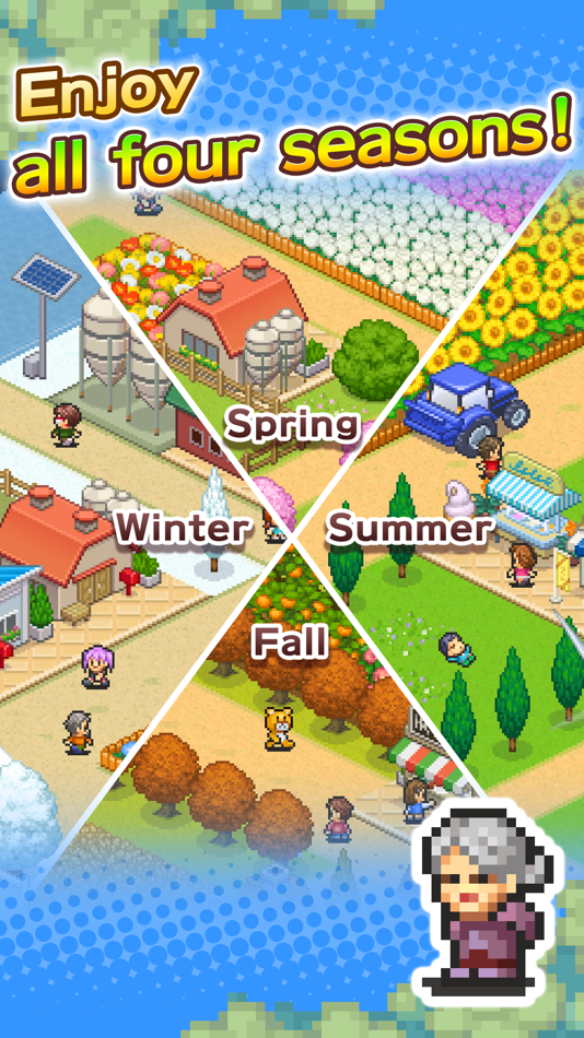 #4. 8-Bit Farm (iOS) 由: Kairosoft Co.,Ltd