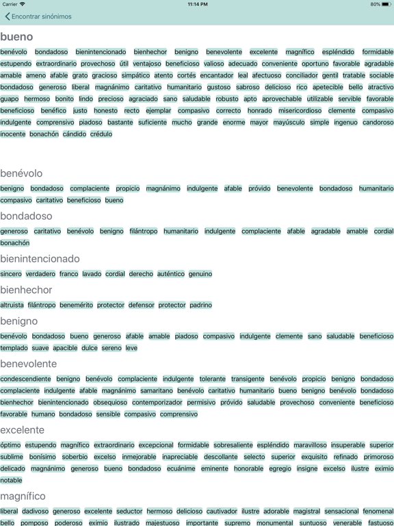 Screenshot #5 pour Sinonimos
