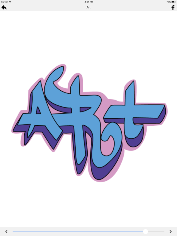Draw Graffiti 3d iPad screenshot 4 - Education app